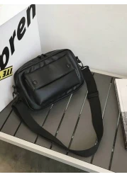 Men s Four Seasons Water Proof Letter Crossbody Bag Shoulder Bag Chest Bag Waist Bag With Headphones Empty Commute Bag Graduation Gifts Multi Functional For Books Freshman Bag Beach Bag Gym Bag Men Gi