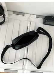 High School Students University Freshman Multifunctional Sling Bag Shoulder Bag Casual Bag Mini Men Letter Embossed Square Bag Handbag For Travel College Outdoors Sports PU Material Goyard Vacation Vi