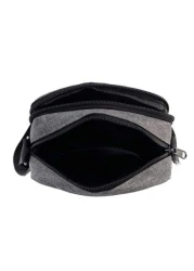 Zipper Closure Men s Grey Nylon Shoulder Crossbody Bag Sling Bag Shoulder Bag Side Bag Square Bag For Holiday School Bag For College Students Summer Gifts For Boyfriend College Bag Dad Sling Bag Multi