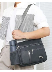 حقيبة رجالية من البولي يوريثان ذات حمالة واحدة وعبر الجسم ، حقيبة رجالية كاجوال ، حقيبة ظهر صغيرة ، حقيبة هاتف