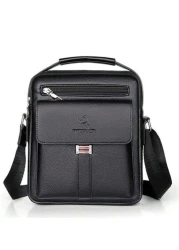 حقيبة رسول بطراز قديم - حقيبة كتف كاجوال بطراز الفرد - مثالية للعمل والمدرسة والسفر ، حقيبة معلقة علي الصدر مضا