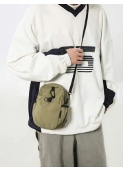 2025 New Fashionable Versatile Men s Small Square Bag Casual Simple Crossbody Bag Waterproof Shoulder Bag For Daily Commute Couple Bags