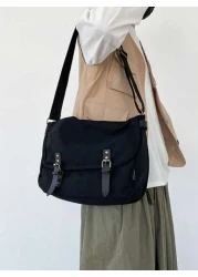 حقيبة كمبيوتر محمول من قماش عسكري قديم، حقيبة وسيطة