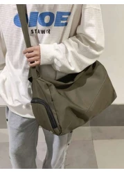 Men s Plus Size Diagonal Crossbody Bag Sports Travel Shoulder Bag Suitable For Outdoor And Daily Commute