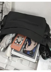 حقيبة رياضية متعددة الوظائف لطلاب الجامعة والثانوية حزام واحد, حقيبة كتف, حقيبة كاجوال للرجال مزينة برسومات و