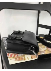 حقيبة كتف قابلة للطي بلون عادي