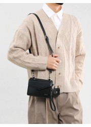 Men s Stylish Crossbody Bag With Coin Purse Square Shoulder Bag Side Bag Sling Bag For Father s Day Gift Commuting Valentine s Day Gift Mini Bag