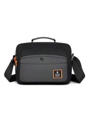 ChicCrossBag UrbanVoyagerSatchel CanvasAdventureCrossbody StylishCommuteMessenger In Grey