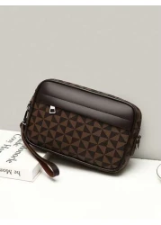 2025 Minimalist Fashion Men s Handbag With Zipper Closure Suitable For Daily Use Travel Vacation Can Be Worn Crossbody Or As A Shoulder Bag