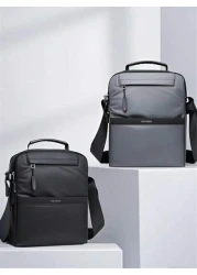 حقيبة رجالية جديدة وأنيقة بتصميم بسيط، حقيبة كروسبودي عالية الجودة ذات سعة كبيرة، حقيبة كتف للمشي في الهواء ا