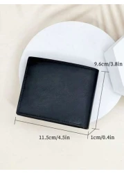 HOVI S Men s Slim Fashion Short Wallet New Stylish Lightweight Compact Casual Wallet For Youth And Students Ultra Thin Portable Design