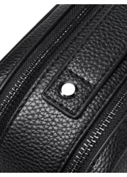 1Pc Large Capacity Black Clutch Bag Black Bag Hand Bag Office Supplies Vintage Storage Men Gift For Husband Dad Gift Valentines Gift Bag Fashionable Handbag Makeup Bag Student Outdoor Handbags Valenti