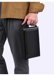gorchis New Fashion Men s Clutch Bag With Password Lock Anti Theft Multi Pocket Multi Card Slot Long Wallet PU Leather Men Bag Multifunctional Travel Pouch Christmas Fall University Bag Wallet Men Han
