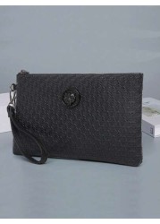 Fashionable And Simple Men s Handbag New Design With Animal Tiger Head College Style Men s Clutch Business Casual Clutch Large Capacity Storage Storage Bag Perfect Gift For Father And Boyfriend Mini B
