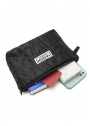 Niche High End Cosmetic Bag Heart Shaped Skin Care Product Storage Bag Travel Inner Liner Bag