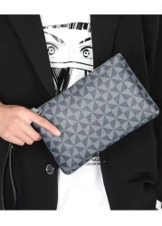 Washing Toiletry Bag Men s Handbag For Sports Business And Travel Storage Bag New Men Wallet 2023 Pu Clutch Envelope Bag Underarm Bag Square Bag Purse Man Pu Men Wallet Anti Theft Lightweight Leather