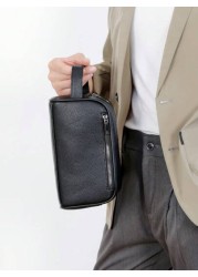 حقيبة أغراض طبية محمولة، حقيبة رجالية، حقيبة تخزين للرياضة والسفر والعمل، حقيبة كليتش صغيرة بسحاب لنمط الليت