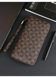 HOVI S Fashionable Minimalist Business Men s Clutch Handbag Large Capacity Multi Card Slots Portable Wrist Bag Great Gift For Men On Holidays Or Anniversary Luxury Bags