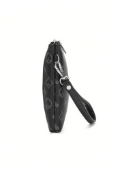 PU Printed Men s Handheld Clutch Bag Wristlet Mini Bag Small Bag