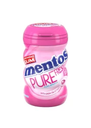 مينتوس بيورعلكة منعشة خالية من السكر بنكهة الفقاعات المنعشة، 87.5 غرام، حزمة من 6 قطع