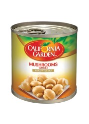 California Garden Ready To Eat Whole Mushrooms 184g Pack of 4