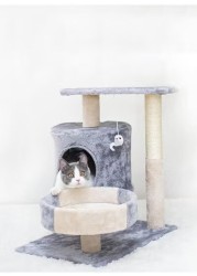 Radiotronics Cat Tree/Cat Tower Cat Climbing Frame, cat Litter, cat Tree, cat Jumping Platform, cat Scratch Board, cat Scratch Post, pet cat Supplies Indoor Climbing Activity Cat Tower
