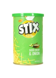 Kitco Stix Sour Cream and Onion Potato Sticks, 45g Pack of 6