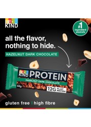 Be-Kind Hazelnut Dark Chocolate Protein Bar, 50g Pack of 12