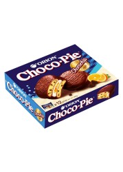 Orion Choco-Pie Choco Chip and Orange Marshmallow Cookie, 360g