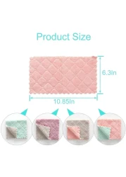 Aiwanto 10 Pcs Kitchen Cleaning Towels Kitchen Cleaning Cloth Car Cleaning Towel Water Absorbing Plate Cleaning Towel Cleaning Cloth
