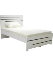 Galaxy Design Local Made Bed Modern &amp; Sublime Design Fully Wooden Twin Bed White 120x200 cm