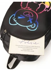 New School Backpack For Girls And Boys Stylish And Cute Bear Double Shoulder Bag Highly Attractive Travel Bag