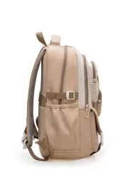 Cartoon Print Backpack For Female High School College Students Travel Bag Weight Reducing