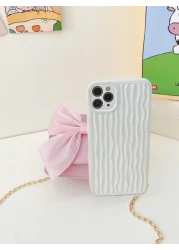 1pc Fashion Children s Bag Girl Bow Crossbody Bag Cute Princess Style Coin Purse Pu Material Magnetic Buckle Closure With A Sweet Bow Pattern Crossbody Bag Suitable For Girls To Go Shopping Attend Par