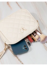 Children s Embroidered Butterfly Decoration Cute Crossbody Bag Fashionable Shoulder Bag Messenger Bag For Girls