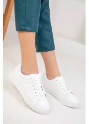 SOHO Women's White Sneakers 14395