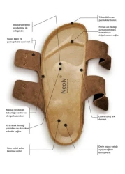 neon shoes شبشب Angel للجنسين لتقويم العظام بإبزيم مزدوج، شبشب يومي مريح للمنزل والخارج