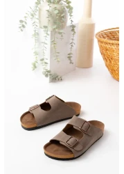 SİLİYA شبشب سلي للجنسين لتقويم العظام بإبزيم مزدوج النطاق للاستخدام اليومي والخارجي