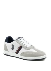 U.S. Polo Assn. حذاء رياضي رجالي أبيض من Kares 2fx