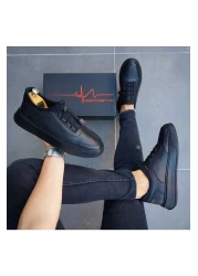 Martinetto جلد طبيعي أسود قابل للتمدد - حذاء كاجوال