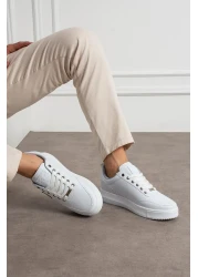 L.A Polo نعل سميك أبيض للرجال Snekaer