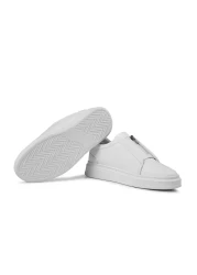 Ducavelli حذاء رياضي من الجلد الطبيعي للرجال من Ventu، حذاء رياضي بسحاب، حذاء رياضي من الجلد الطبيعي، حذاء رياضي رجالي