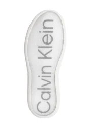 Calvin Klein حذاء رياضي أسود برباط وشعار العلامة التجارية للرجال