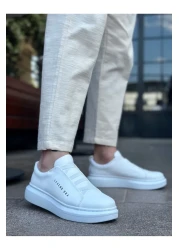 BOA حذاء رجالي أبيض سميك ونعل عالي من Ba0134