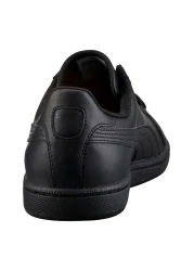 Puma حذاء رياضي سماش جلدي للجنسين - أسود