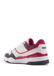 U.S. Polo Assn. حذاء رياضي رجالي أبيض من MARTELL 3PR