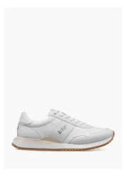 Lee Cooper حذاء رياضي رجالي مزين بشعار مع رباط للإغلاق