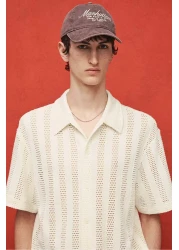 H&M Regular Fit Jacquard-knit shirt