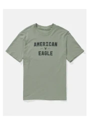 American Eagle تي شيرت بشعار AE