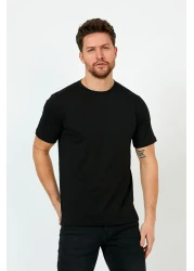 CLIPMAN تي شيرت أساسي بقصة ضيقة للرجال مكون من 5 قطع